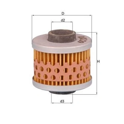 Billede af MAHLE ORIGINAL OX 129 Oliefilter Filterindsats