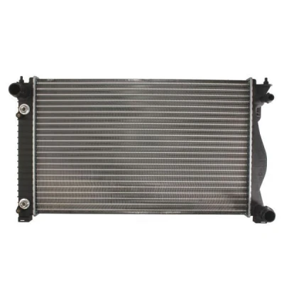 Billede af THERMOTEC D7A028TT Radiator Aluminium, plastik til køretøjer med klimaanlæg 677 439 23 automatgear Mekanisk fuget køleripper AUDI: A6 C6 Avant