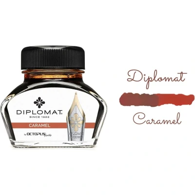 Billede af Diplomat Blækflaske 30 ML Caramel Brown
