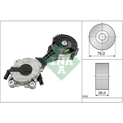 Billede af INA 534 0425 10 Remstrammer, kilerem PEUGEOT: 308 SW 2, 208 I Hatchback, 207 DS: DS5, CITROËN: C4 Grand Picasso