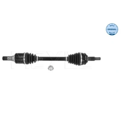 Billede af MEYLE 16 14 498 0224 Trækaksel venstre foraksel 654mm 29mm med fjeder RENAULT: GRAND SCENIC 3, 3