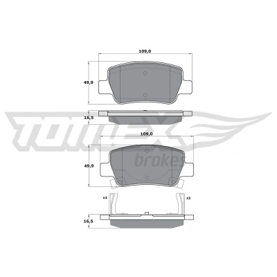 Billede af Bremseklodser TOMEX Brakes TX 17 21