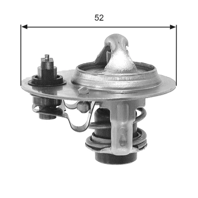 Billede af GATES TH30688G1 Termostat 88 med pakninger uden hus MAZDA: MX 5 I, 323 III Hatchback
