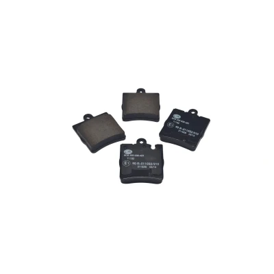 Billede af HELLA 8DB 355 008 451 Bremseklodser Forberedt til slidindikator MERCEDES BENZ: W124 Sedan, CLK Coupe, C klasse Sedan