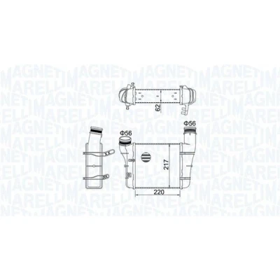 Billede af MAGNETI MARELLI 351319204580 Intercooler AUDI: A4 B6 Avant