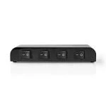 Billede af Højttaler kontrolboks 4 Port Terminal skruer Højttalerimpedans: 16 Ohm Maksimal Belastning pr. Kanal: 200 W Aluminium Sort