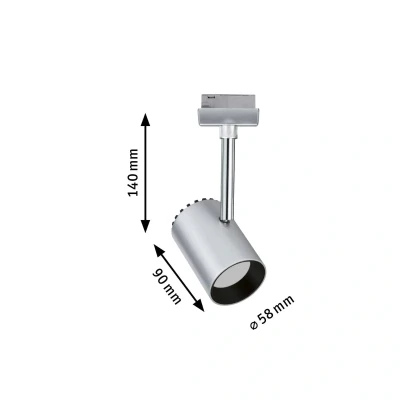 Billede af Paulmann URail Shine LED spotlight i krom