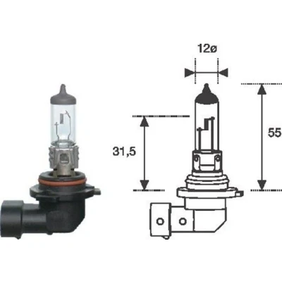 Billede af MAGNETI MARELLI 002577300000 Pære, fjernlys HB4 12V 51w P22d Halogen
