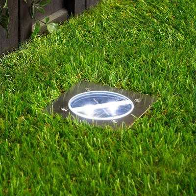 Billede af Ranex Solar Markbelysning 2 LED Firkantet Lampe