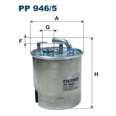 Billede af FILTRON PP 946/5 Brændstoffilter Ledningsfilter 10 19,5 JEEP: GRAND CHEROKEE 2