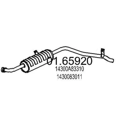 Billede af MTS 01.65920 Lydpotte 1400 SUZUKI: Samurai SUV