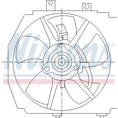 Billede af Ventilator, køler NISSENS 85381