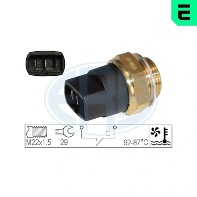 Billede af ERA 330962 Temperaturkontakt, kølerventilator M22 x 1,5