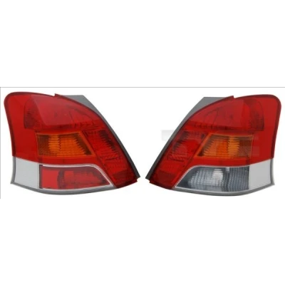 Billede af TYC 11 11473 01 2 Baglygter højre LED uden lampeholder, med TOYOTA: Yaris II Hatchback