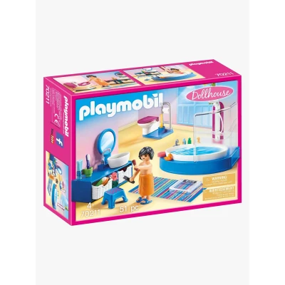 Billede af Playset Dollhouse Bathroom Playmobil 70211 Toiletter (51 pcs)
