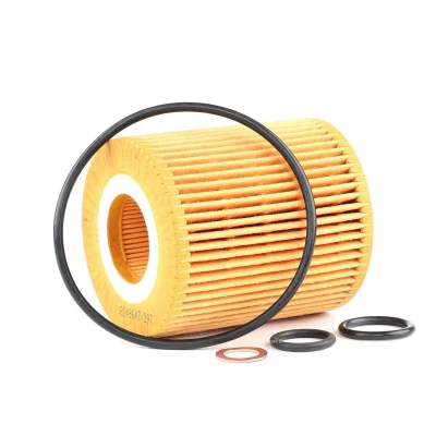 Billede af MAHLE ORIGINAL OX 166/1D Oliefilter Filterindsats BMW: 3 Compact, Sedan, 1 Hatchback, AUDI: A4 B7 B6/B7 Cabriolet