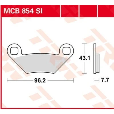 Billede af TRW Sinter Offroad MCB854SI Bremseklodser