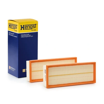 Billede af HENGST FILTER E455L01 2 Luftfilter 49 135 355 Filterindsats MERCEDES BENZ: E klasse Sedan, T modell, C Sedan