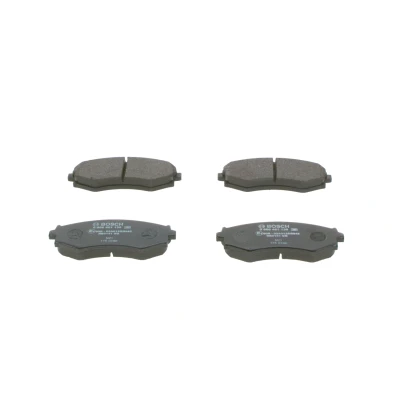 Billede af BOSCH 0 986 461 139 Bremseklodser Low Metallic med anti knirke plade, monteringsvejledning NISSAN: 200SX