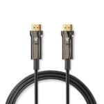 Billede af High Speed HDMI kabel med Ethernet Stik 8K@60Hz 48 Gbps 10.0 m Runde PVC Sort Gaveæske