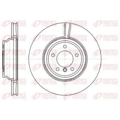 Billede af REMSA 61080.10 Bremseskiver foraksel 348, 348 30 5 ventileret BMW: 3 Touring, Sedan, X1