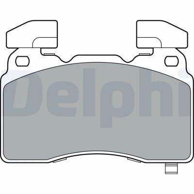Billede af DELPHI LP3366 Bremseklodser med akustisk advarsel for slid anti knirke plade uden tilbehør OPEL: Insignia B Sports Tourer, Grand Sport