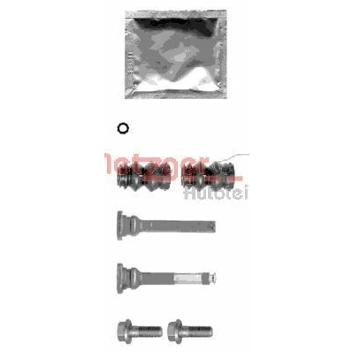 Billede af METZGER 113 1379X glidersæt, bremsekaliper med ekstra styrebolt SMART: Fortwo II Coupe, City TOYOTA: Yaris I Hatchback
