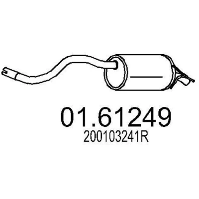 Billede af MTS 01.61249 Lydpotte 1250 RENAULT: Clio 4