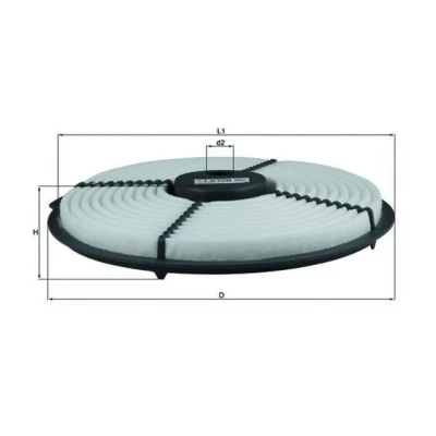 Billede af MAHLE ORIGINAL LX 729 Luftfilter 47,0 256,0 263,5 Filterindsats TOYOTA: Corolla VII Compact, V FX Starlet IV Hatchback