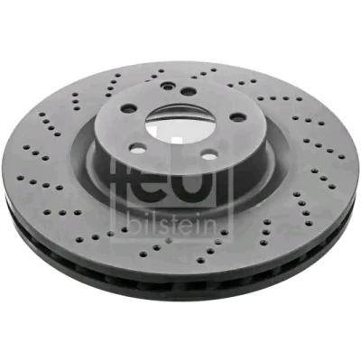 Billede af FEBI BILSTEIN 44007 Bremseskiver foraksel 344 32 5 112 perforeret/indv. ventileret coatet højkarboniseret MERCEDES BENZ: E klasse T modell