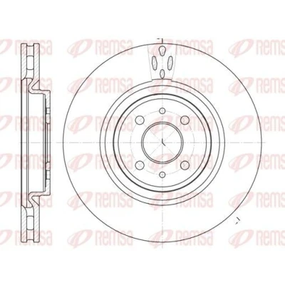Billede af REMSA 61151.10 Bremseskiver foraksel 305,5, 305,5 28 4 ventileret FIAT: Coupe