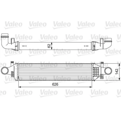Billede af VALEO 818623 Intercooler uden EGR ventil MERCEDES BENZ: B klasse