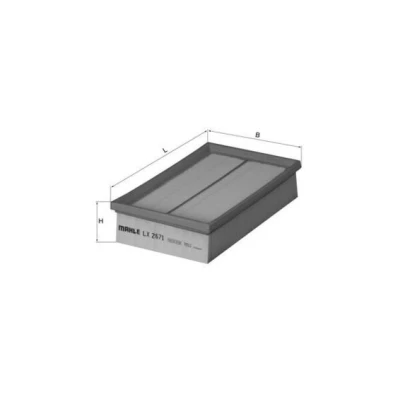 Billede af MAHLE ORIGINAL LX 2671 Luftfilter 58,0 161 246,0, 246,0 Filterindsats JAGUAR: XK Cabriolet