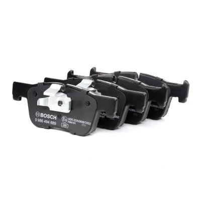 Billede af BOSCH 0 986 494 689 Bremseklodser Low Metallic med stempelklips, anti knirke plade BMW: 3 Touring, 1 Hatchback, Sedan