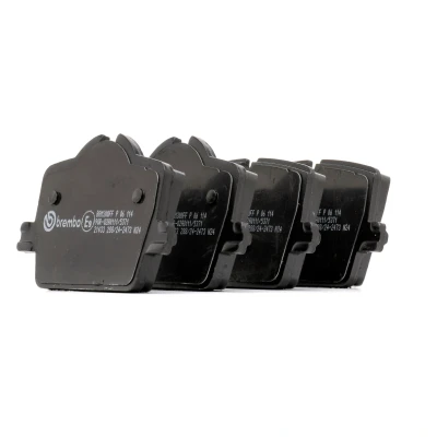 Billede af BREMBO P 06 114 Bremseklodser Forberedt til slidindikator med bremsecaliperskruer, anti knirke plade tilbehør BMW: 3 Sedan, Touring, 2 Coupe