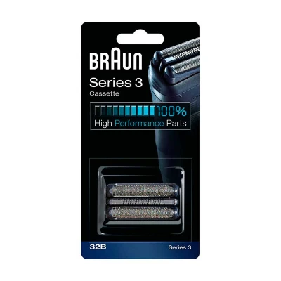 Billede af braun 81483728 barbermaskinehoved barbermaskine 32B kombipak/ skær, sort, serie 3, floater teknologi