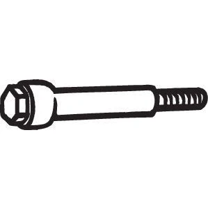 Billede af BOSAL 258 786 Skrue, udstødningssystem M6 77 PEUGEOT: 205 II Hatchback