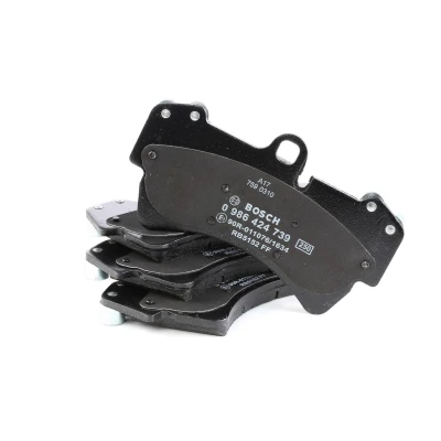 Billede af BOSCH 0 986 424 739 Bremseklodser Low Metallic med anti knirke plade VOLKSWAGEN: Touareg I, AUDI: Q7, PORSCHE: Cayenne