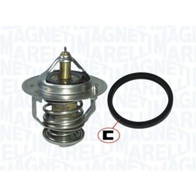 Billede af MAGNETI MARELLI 352317101740 Termostat 82 28 med pakning HYUNDAI: Getz, i30 I Hatchback, Tucson, KIA: cee‘d Stationcar, SORENTO 1, Hatchback