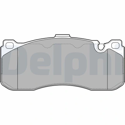 Billede af DELPHI LP2131 Bremseklodser Ikke forberedt til slidindikator med anti knirke plade uden tilbehør BMW: 3 Touring, Sedan, 1 Hatchback, MINI: Hatchback