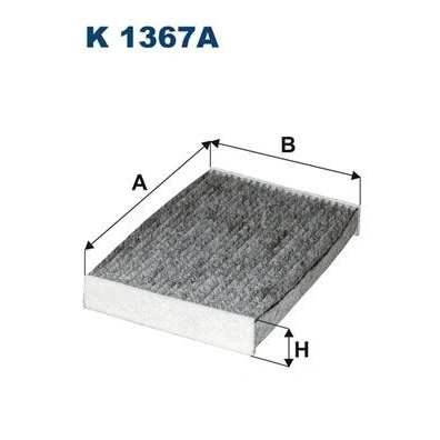 Billede af FILTRON K 1367A Kabinefilter Aktivkulfilter 250 181 36 RENAULT: Megane 4, Kadjar, Talisman Grandtour, NISSAN: Qashqai 2, TESLA: Model S