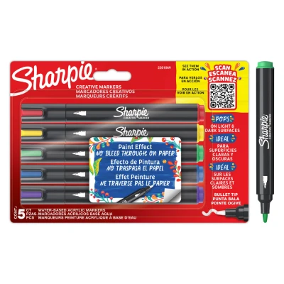 Billede af Sharpie Creative Marker Assorterede farver 5 stk