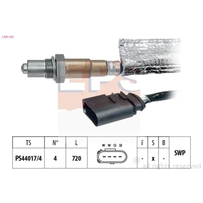 Billede af EPS 1.997.163 Lambdasonde Made in Italy OE Equivalent opvarmet, pladesonde, Gevind, forsmurt VOLKSWAGEN: Golf 4, Polo III Hatchback, Lupo / 3L