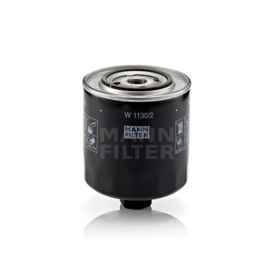 Billede af MANN filter W 1130/2 Oliefilter 3/4 16 UNF med en returløbs stop ventil Påskruet AUDI: A6 C4 Avant, Sedan, 100 Sedan
