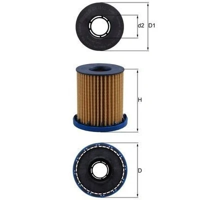 Billede af Oliefilter MAHLE ORIGINAL OX 1350