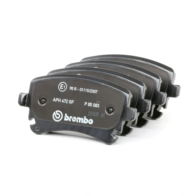 Billede af BREMBO P 85 083 Bremseklodser Inkl. slidadvarselskontakt med bremsecaliperskruer tilbehør VOLKSWAGEN: Transporter 6, 6 Bus, Multivan