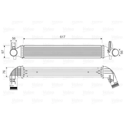 Billede af VALEO 818338 Intercooler uden EGR ventil SEAT: Ibiza 4, 4 ST, SKODA: Fabia 2
