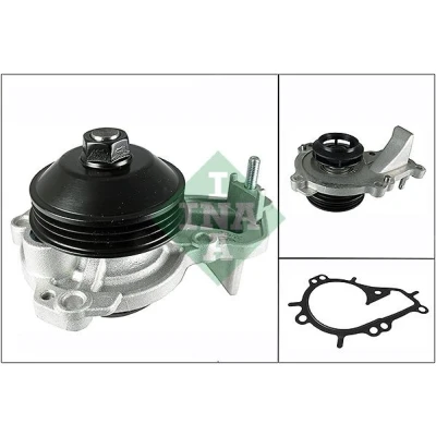 Billede af INA 538 0147 10 Vandpumpe med pakning til multi v remsdrift CITROËN: C4 II Cactus, C1 II, DS3 Hatchback, PEUGEOT: 208 I 108 Hatchback