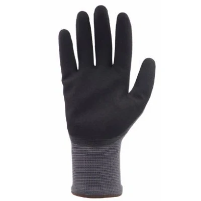 Billede af PROFITOOL 0XREK0238/XL Beskyttelseshandsker sort, grå Nitril, Polyester XL