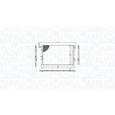 Billede af MAGNETI MARELLI 350213217000 Radiator til køretøjer med manuelt gear 674 433 16 Loddet køleripper